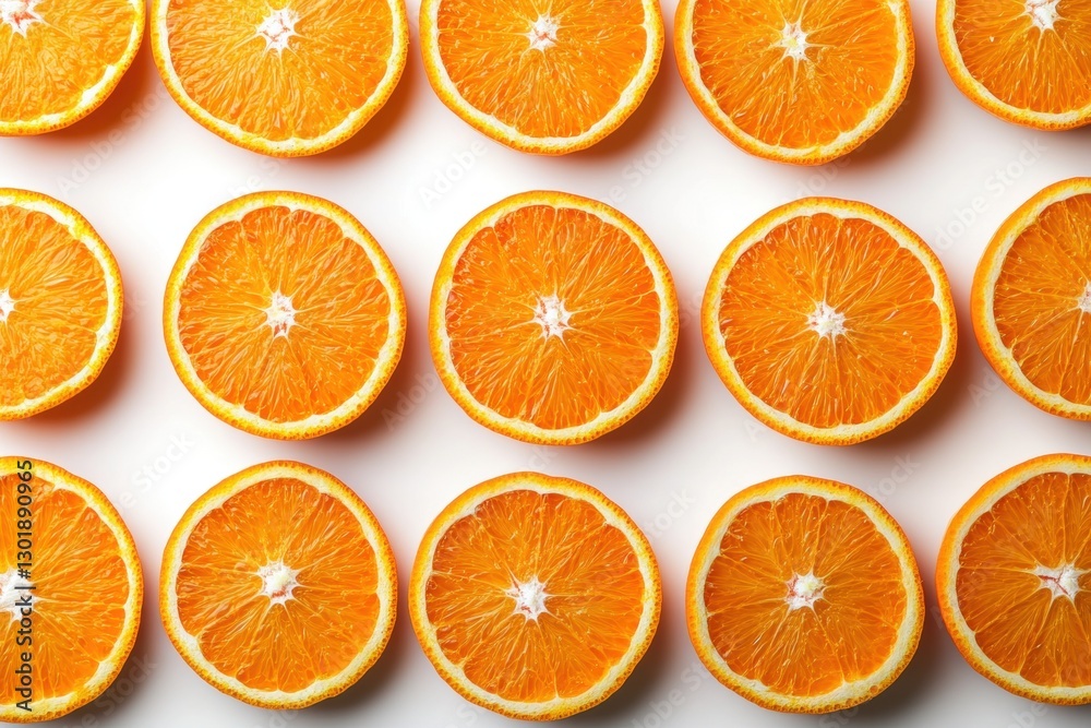 Vibrant orange slices arranged in a visually appealing pattern. Vibrant orange slices arranged in a visually appealing pattern.