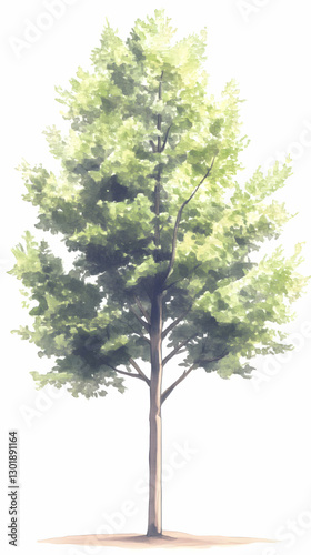 Illustration Green Tree Nat...