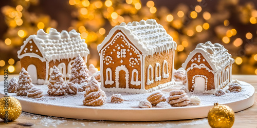 Photo Gingerbread Village C...