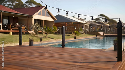 Photo - Wooden Deck Poolsid...