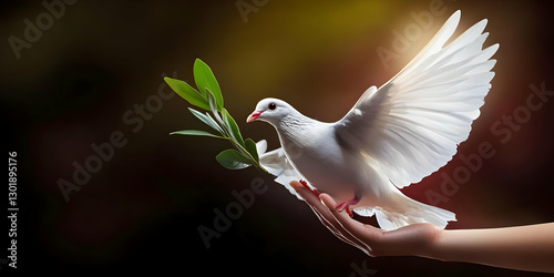 White Dove, Olive Branch, P...
