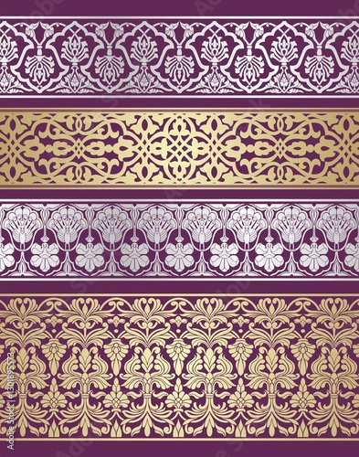Wallpaper Mural traditional paisley floral pattern, textile , Rajasthan, royal India	 Torontodigital.ca