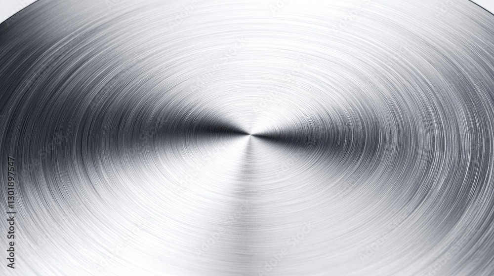 Polished Metal Disc Surface Texture