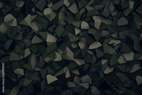 3D Abstract Background Dark...