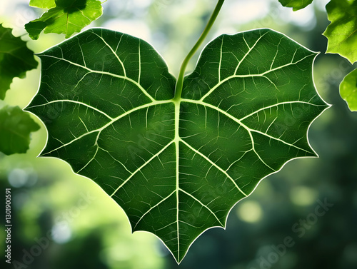 Photo - Heart-Shaped Leaf, ...