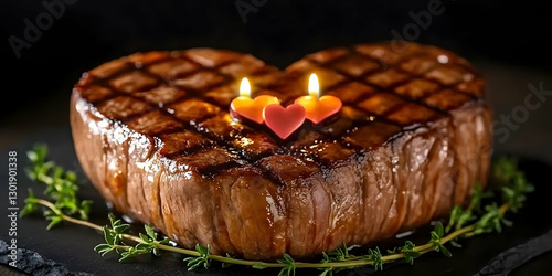 Photo - Heart-Shaped Steak ...