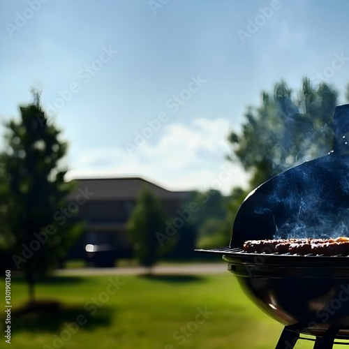Photo Backyard Grill Summer...