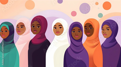 Illustration of Diverse Wom...
