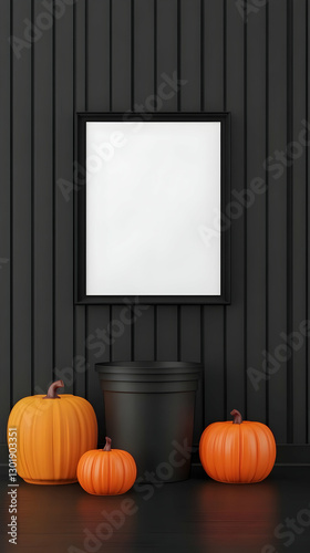3D Illustration- Pumpkins, ...