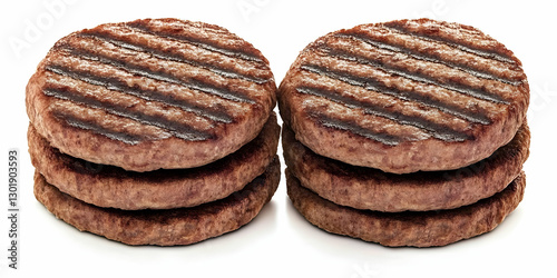 Photo Grilled Burger Pattie...