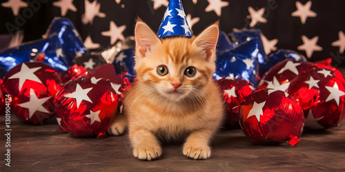 Photo Festive Kitten Party ...