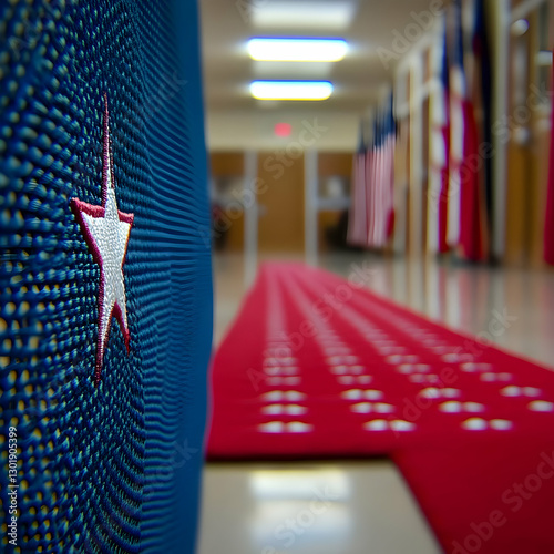 Photo - Blue Star and Red C...
