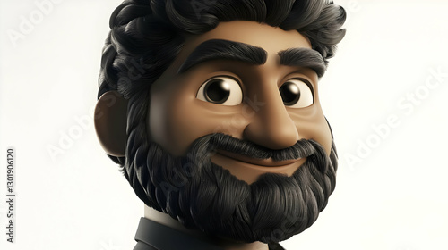 3D Illustration - Smiling M...