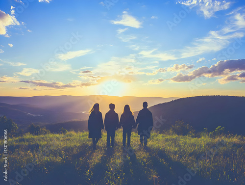 Photo - Sunset, Friends, La...