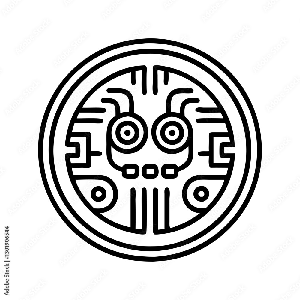 Nanotechnology concept in flat style. Central processing unit, microchip, processor on an isolated white background. Nanotechnology concept in flat style. Central processing unit, microchip, processor on an isolated white background.