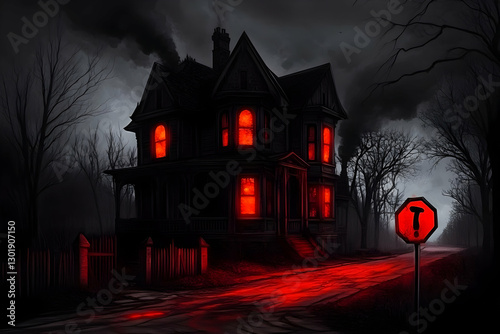 Illustration - Haunted Hous...