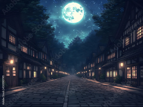Illustration - Moonlit Cobb...
