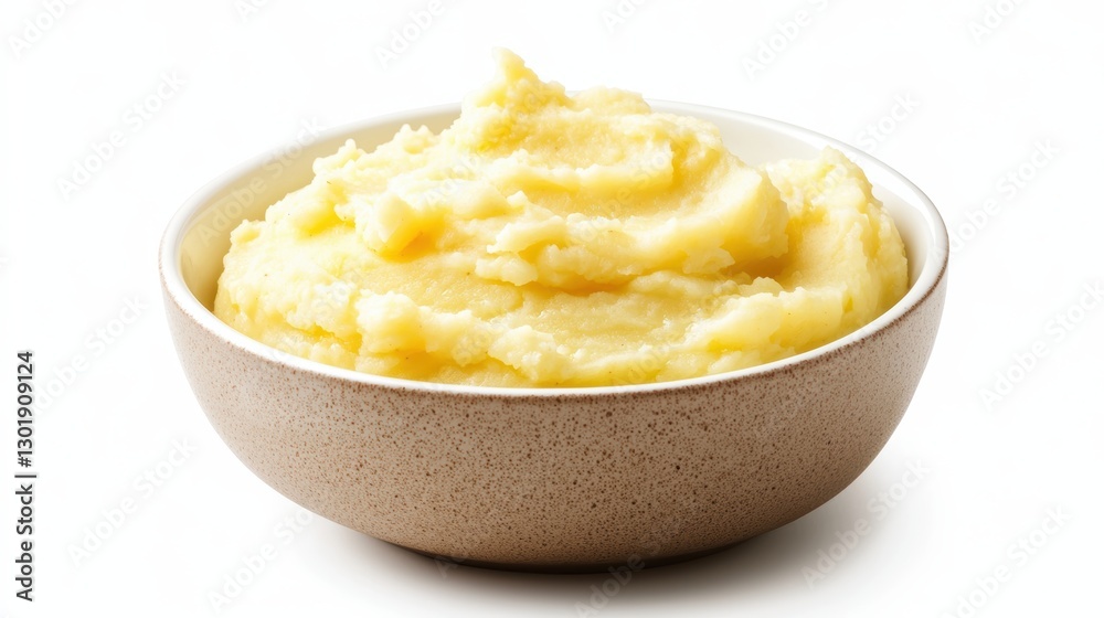 Creamy mashed potatoes served in a bowl, showcasing a smooth and buttery texture perfect for a comforting meal. Creamy mashed potatoes served in a bowl, showcasing a smooth and buttery texture perfect for a comforting meal.