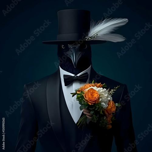 Illustration - Dapper Crow ...
