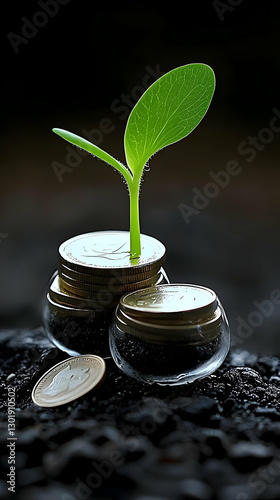 3D Illustration, Plant Grow...