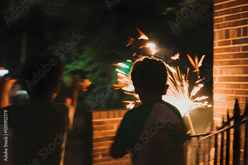 Photo - Backyard Fireworks ...