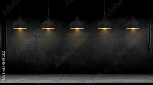 Dark Industrial Background ...