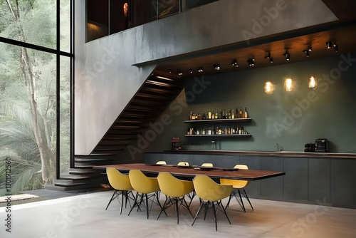 3D Illustration Modern Home...