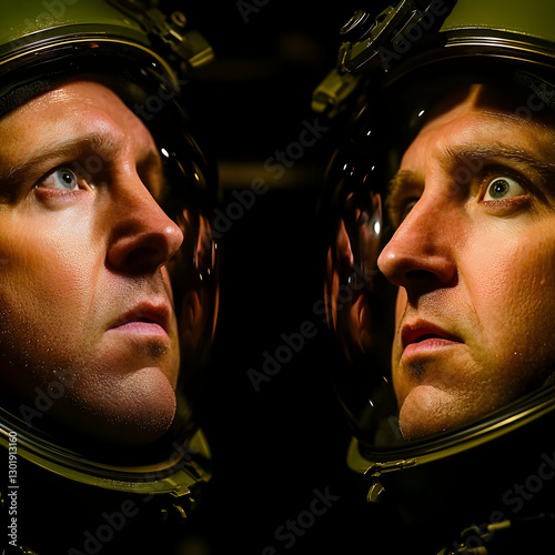 Photo - Astronaut Faces Mir...