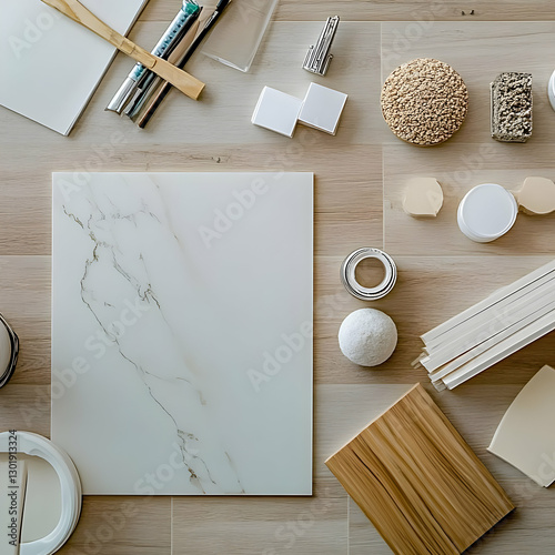 Photo Flat Lay Home Renovat...