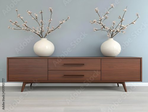 3D Illustration Modern Inte...