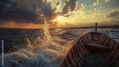 Jesus Calms the Storm: Miraculous Authority Over Nature in a Fishing Boat on the Sea of Galilee