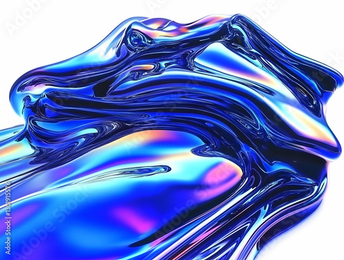 3D Abstract Background - Ir...
