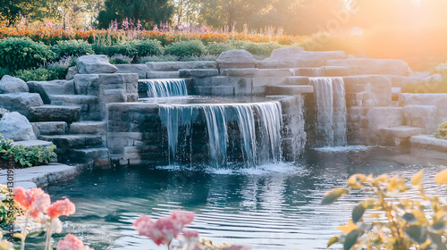 Photo - Tranquil Waterfall ...