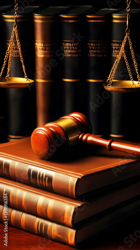Illustration Law, Justice, ...