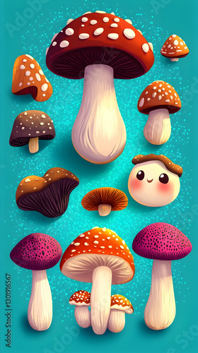 Illustration of Cute and Co...