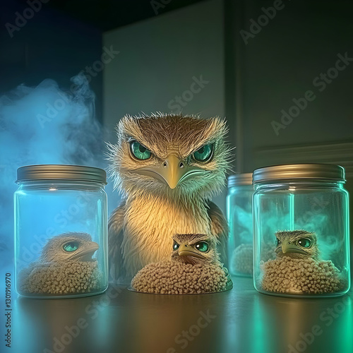 Angry Bird 3D Illustration