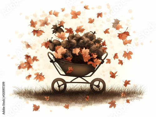 Illustration of Autumn Harv...