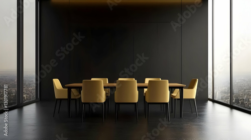 3D Illustration Dining Room...