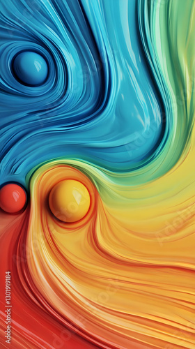 Abstract Background 3D Rend...