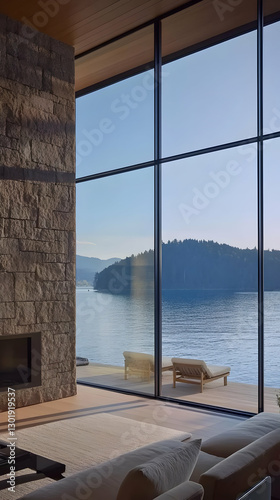 Photo: Serene Lakeside Retr...