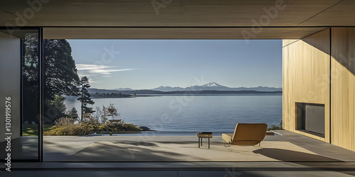 Photo Serene Lake House Ret...