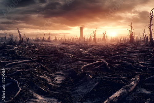 Illustration - Desolate Cit...