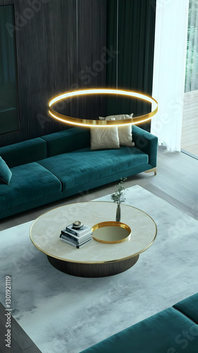 3D Illustration Interior De...
