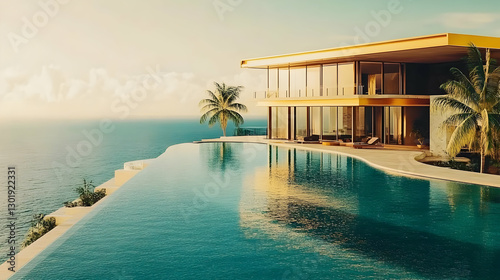 3D Illustration Luxury Ocea...