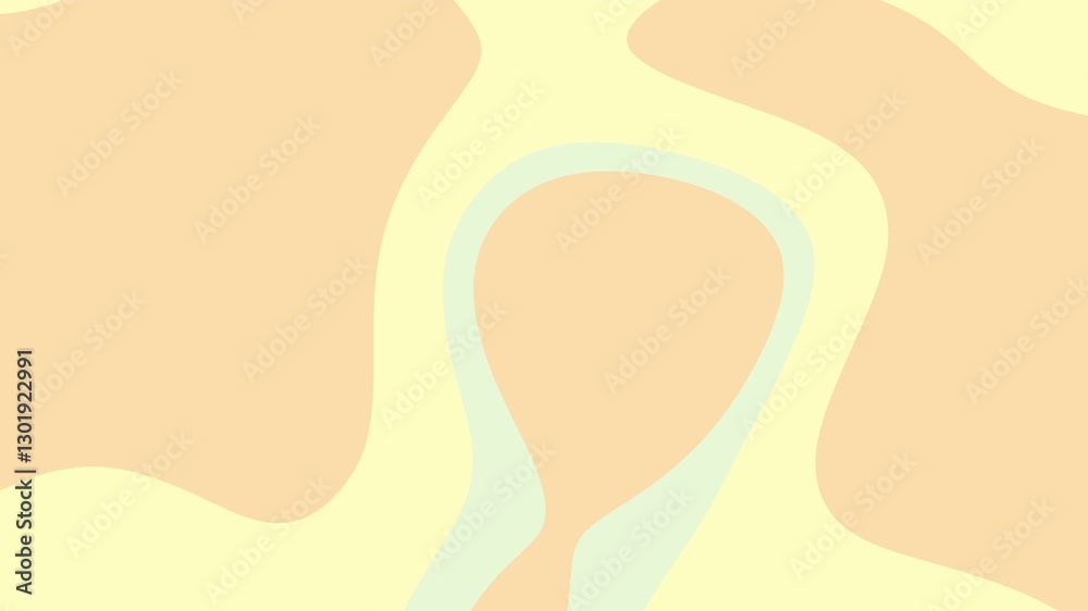 A contemporary abstract artwork featuring flowing organic shapes in warm and pastel colors. A contemporary abstract artwork featuring flowing organic shapes in warm and pastel colors.