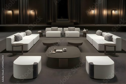 3D Illustration Modern Livi...