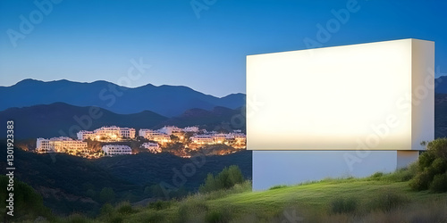 Blank Billboard, Mountain V...