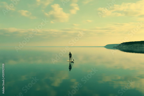 3D Illustration - Paddle Bo...