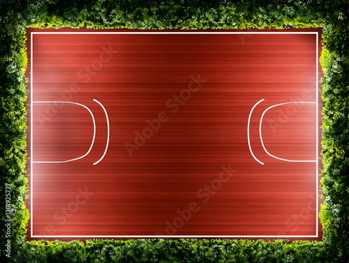 Illustration - Red Wooden B...