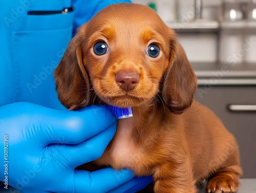Photo, Puppy Health Checkup...